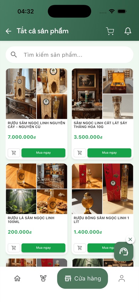 iWeFarm – App · Cửa hàng