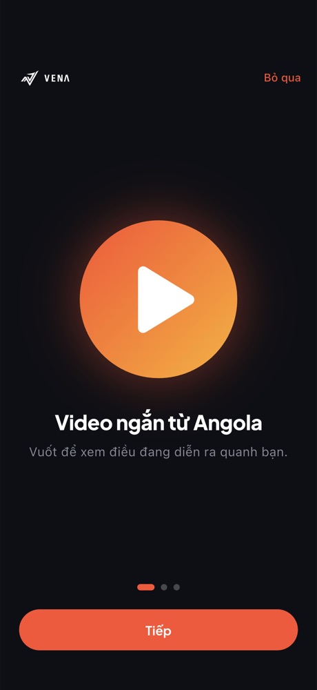 Vena – Màn hình chào